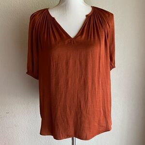 LAST CHANCE‼️ RACHEL Rachel Roy Terracotta Blouse